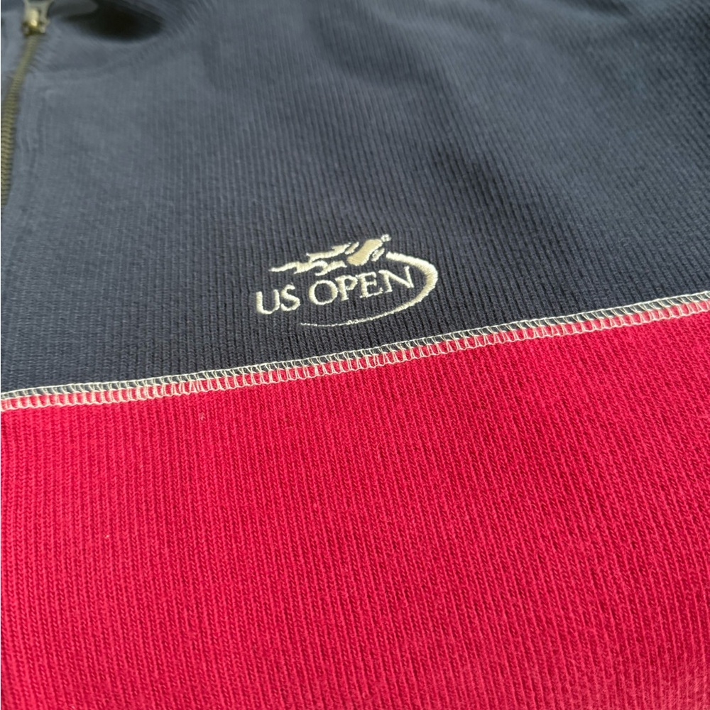 **Vintage!** Official 2000s US Open Tehama Clint Quarter-Zip - Picture 7 of 7